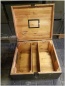Preview: BW Holz Transportkiste 55 x 44 x 29 cm abschließbar Aufbewahrungskasten