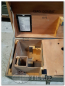 Preview: BW Holz Transportkiste 56 x 32 x 29 cm abschließbar Aufbewahrungskasten