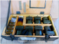 Preview: Laternensatz "Eisemann" mit 7 Batterie-Handleuchte HPC 9/5 + Zubehör in Holzkasten