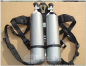 Preview: MSA AUER Pressluftflasche 4 Liter 200 bar zur Atemgerätausstattung DA 300-2 Holzkiste. Zustand: wenig genutzt