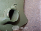 Preview: BW Tritt Trittbrett Aufstieg oliv 56 x 18 / 26 cm für LKW Unimog Kabine. Sehr guter Zustand
