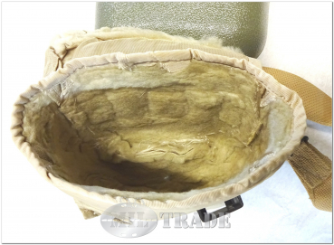 US Army Cover Tasche gefüttert für Feldflasche inkl. 2 QT (2 Liter) Canteen Flasche NEU Cover
