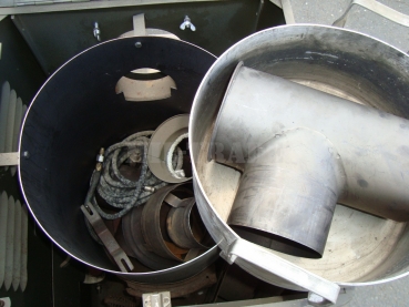 Bundeswehr Ofen Feldheizgerät 2 mit 9 kW für Festbrennstoffe. Zustand gebrauchter Lagerbestand