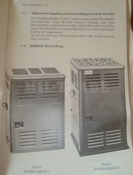 Bundeswehr Ofen Feldheizgerät 2 mit 9 kW für Festbrennstoffe. Zustand gebrauchter Lagerbestand