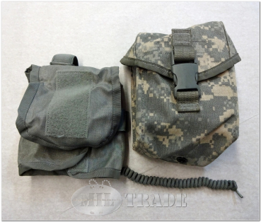 US Armee improved first aid kid pouch + Einsatz (insert) Molle II ACU AT Camo - Erste Hilfe Tasche