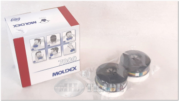 Atemschutz Gasmaske MOLDEX 7000 inkl. 2 x Kombinationsfilter 9400+9020 A1B1E1K1P2 R