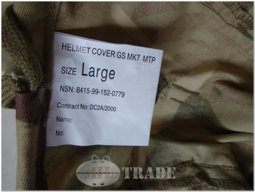 Combat GS MK 6 Helm balistischer Gefechtshelm + MultiCam Cover MTP in S-M-L (Mark 6)