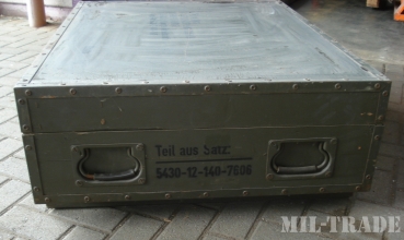 Transpotkiste Kiste Bundeswehr Transportbox Lagerkiste Holz-GFK  100x50x50 Gebr