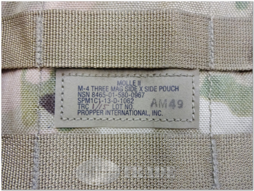US Armee M4/M16/AR15 3 tlg. Magazintasche MultiCam oder ACU MOLLE II 5.56/.223 (30) Rd