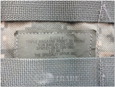 US Armee M4/M16/AR15 3 tlg. Magazintasche MultiCam oder ACU MOLLE II 5.56/.223 (30) Rd