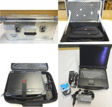 BW Outdoor IP54 Laptop Roda Rocky II+, RT886EX in Zarges Box K470 mit Notebooktasche