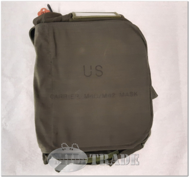 US-Armee Carrying pouch Mask Gasmaskentasche Gasmaske M40/M42 Zustand GUT