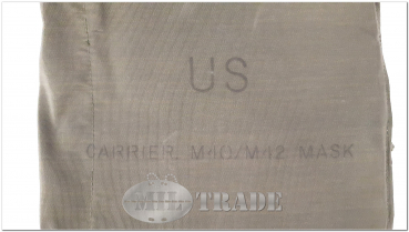 US-Armee Carrying pouch Mask Gasmaskentasche Gasmaske M40/M42 Zustand GUT