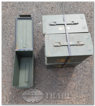 ab 13,50€ US Munitionskiste Kal.50 Werkzeugkiste Gurtkiste Metall AMMO BOX OLIV