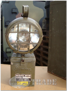 BW große Handlampe Handscheinwerfer Eisemann KEB 130/1 explosionsgeschützt. Zustand: gebrauchter Lagerbestand