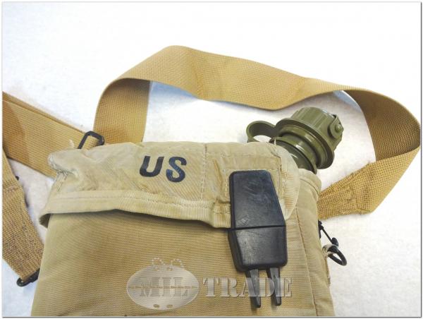 US Army Cover Tasche gefüttert für Feldflasche inkl. 2 QT (2 Liter) Canteen Flasche NEU Cover