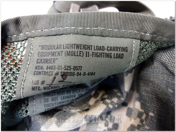 US Army Modular Lightwight Fighting Load Carrying Vest Weste Molle II ACU-Tarn NEUwertig