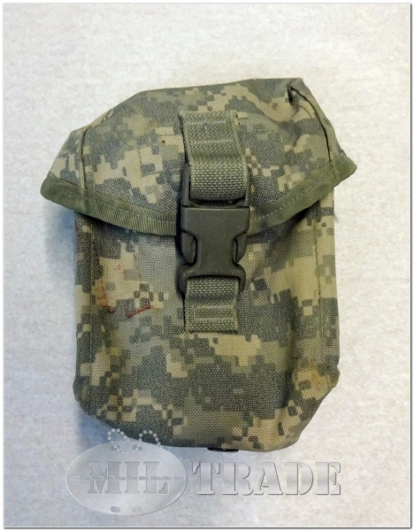 US Armee improved first aid kid pouch + Einsatz (insert) Molle II ACU AT Camo - Erste Hilfe Tasche