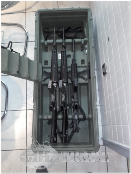 US Armee Hardigg Gun Case Koffer für M16, M4, u.ä. Luft- / Wasserdichte Waffentransportkiste