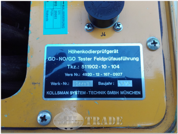 Luftwaffe Höhenkodierprüfgerät für Höhenmesser /Kodierer in Transportkiste Metall - Kodiergerät Kollsman