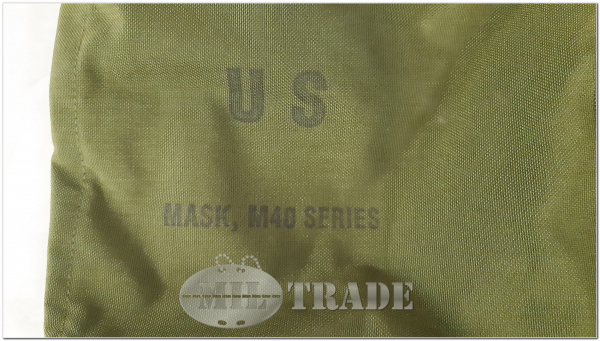 US-Armee Carrying pouch Mask Gasmaskentasche Gasmaske M40 Zustand GUT!