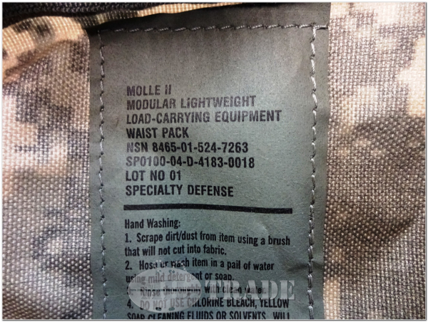 US Army offizielle 'Issue' Hüfttasche Molle II Lightwight Load-Carrying Equipment