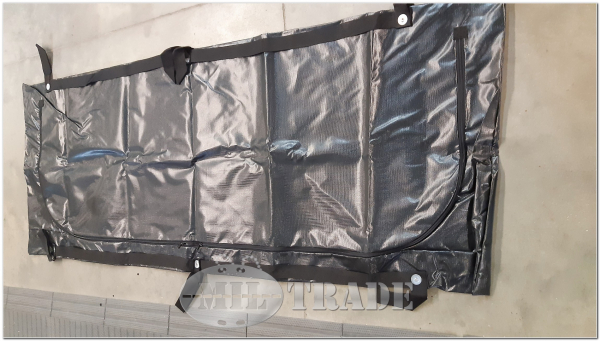 US Army pouch human remains Sack ca. 230x90 vm starkes Vinyl schwarz hält 200Kg - Leichensack